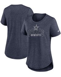 Nike - Distressed Dallas Cowboys Fashion Tri-blend T-shirt - Lyst