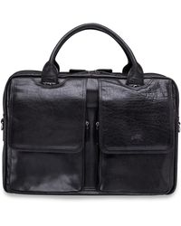 Mancini - Arizona Collection Double Compartment 15.6" Laptop / Tablet Briefcase - Lyst