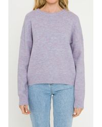 Free the Roses - Round Neck Sweater - Lyst