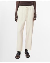 Mango - Drawstring Flowy Pants - Lyst