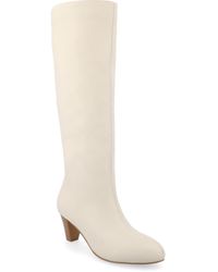 Journee Collection - Jovey Kitten Heel Tall Boots - Lyst