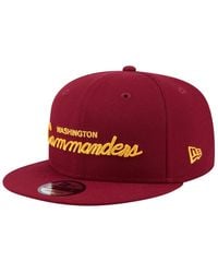 KTZ - Washington Commanders Core Team Script 9fifty Snapback Hat - Lyst