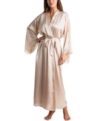 Linea Donatella - Luxe Brides Blush Lingerie Long Robe - Lyst