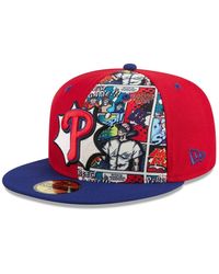 KTZ - Red/royal Philadelphia Phillies 2025 Mlb Diamond Hero Edition 59fifty Fitted Hat - Lyst