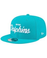 KTZ - Miami Dolphins Core Team Script 9fifty Snapback Hat - Lyst