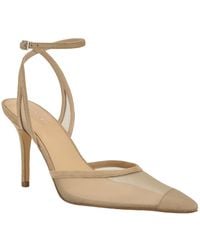 Calvin Klein - Ozala Mesh Ankle Strap Stiletto Pumps - Lyst