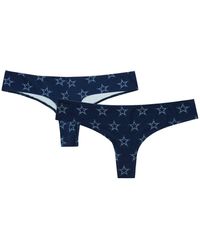 Concepts Sport - Dallas Cowboys Record Allover Print Knit Thong - Lyst