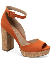Sun & Stone - Sun + Stone Reemaa Peep Toe Block Heel Platform Sandals - Lyst