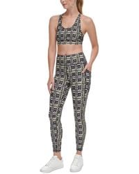 DKNY - Sport Printed Standout High-waist 7/8 leggings - Lyst