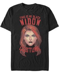 Fifth Sun Avengers Black Widow Halloween Costume Short Sleeve T-shirt