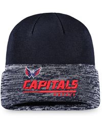 Fanatics - Washington Capitals Authentic Pro Locker Room Official Graphic Cuffed Knit Hat - Lyst