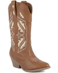 Sugar - Tobiano Mid Shaft Western Pull On Boots - Lyst