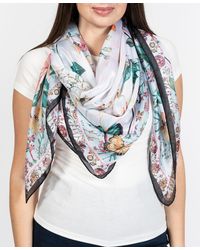 Vince Camuto - Lily Floral Square Scarf - Lyst
