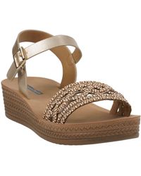 Gc Shoes - Fay Embellished Wedge Sandals - Lyst