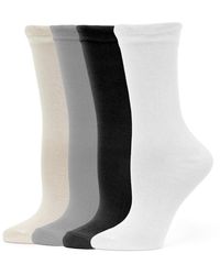 Hue - 4-pack Femme Crew Socks - Lyst