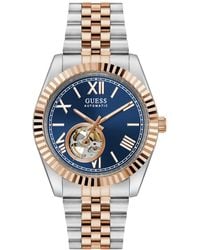 Guess - Two-tone Automatic Watch - Lyst