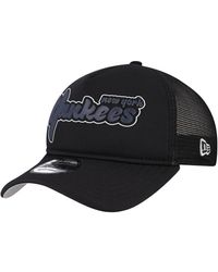 KTZ - New York Yankees Retro Bold A-frame Trucker 9forty Adjustable Hat - Lyst
