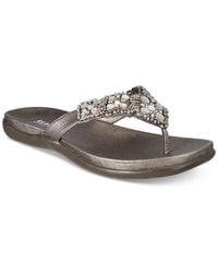 Kenneth Cole - Glamathon Flat Sandals - Lyst