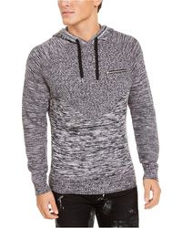 Inc men's colorblocked hooded sweater Clearance