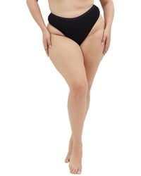 City Chic - Plus Size 3 Pack Cotton Thong - Lyst