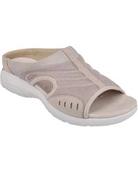 Easy Spirit - Traciee Square Toe Casual Slide Sandals - Lyst