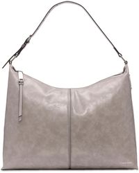 Calvin Klein Holly Asymmetrical Top Zipper Shoulder Bag - Macy's