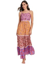 Red Carter - Tie-back Maxi Swim Cover-up Dress - Lyst