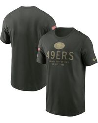 Nike - San Francisco 49ers Big Tall 2025 Salute To Service Sideline Edge Dri-fit T-shirt - Lyst