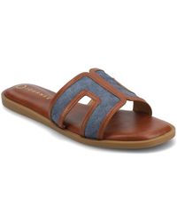 Journee Collection - Primah Slide Flat Sandals - Lyst