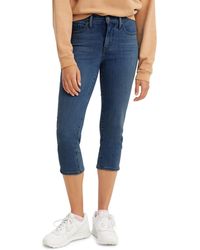 Levi's - 311 Shaping Skinny Mid Rise Capri Jeans - Lyst