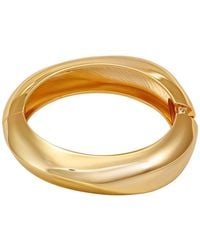 Guess - Tone Hinge Bangle Bracelet - Lyst