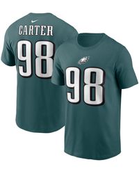 Nike - Jalen Carter Philadelphia Eagles 2023 Nfl Draft First Round Pick Player Name And Number T-shirt - Lyst