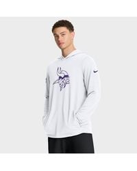Nike - Minnesota Vikings Alt Pack Pass Accuracy Performance Long Sleeve Hoodie T-shirt - Lyst