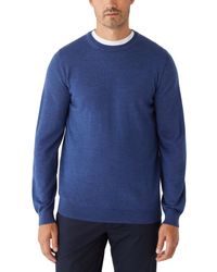 Frank And Oak - Merino Wool Crewneck Long-sleeve Sweater - Lyst
