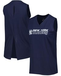 Levelwear - New York Yankees Paisley Chase V-neck Tank Top - Lyst
