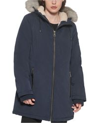 dkny parka coat womens