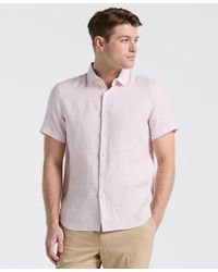Perry Ellis - Solid Linen Shirt - Lyst