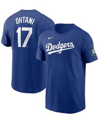Nike - Shohei Ohtani Los Angeles Dodgers 2024 Mlb World Tour Seoul Series Name And Number T-shirt - Lyst