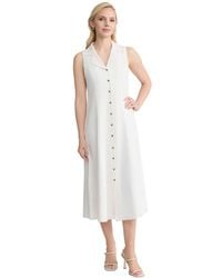 Jones New York Sleeveless Sheath Dress in Black | Lyst