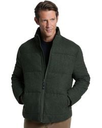 Ted Baker - Quilted Stand Collar Flannel Jacket - Lyst