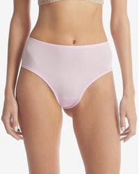 Hanky Panky - Playstretch Natural Rise Thong Underwear 721924 - Lyst
