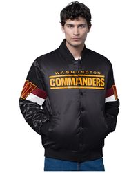 Starter - Washington Commanders Triple Option Full-snap Varsity Jacket - Lyst
