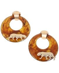 SOH - The Circular-panthera Statement Earrings - Lyst