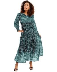 June + Vie - June + Vie June + Vie Tiered Maxi Dress - Lyst