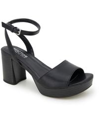 Kenneth Cole - Ryanne Platform Sandals - Lyst