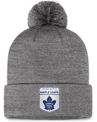 Fanatics - Toronto Maple Leafs Authentic Pro Home Ice Cuffed Knit Hat - Lyst