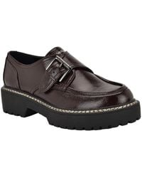 Calvin Klein - Saundee Lug Sole Loafers - Lyst