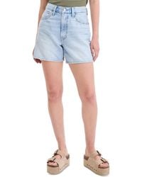 Levi's - Cotton Cinch-waist Denim Shorts - Lyst