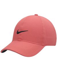 Nike Golf Maroon Logo Heritage86 Performance Adjustable Hat - Pink