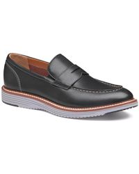 Johnston & Murphy - Upton Leather Penny Loafers - Lyst